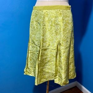 Vintage 100 silk  banana republic skirt.